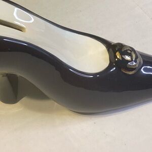Vintage  Porcelain High Heel Shoe Bank